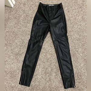 Jacee Faux Leather KanCan Jean - Size 23